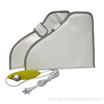White massage boot with warmer